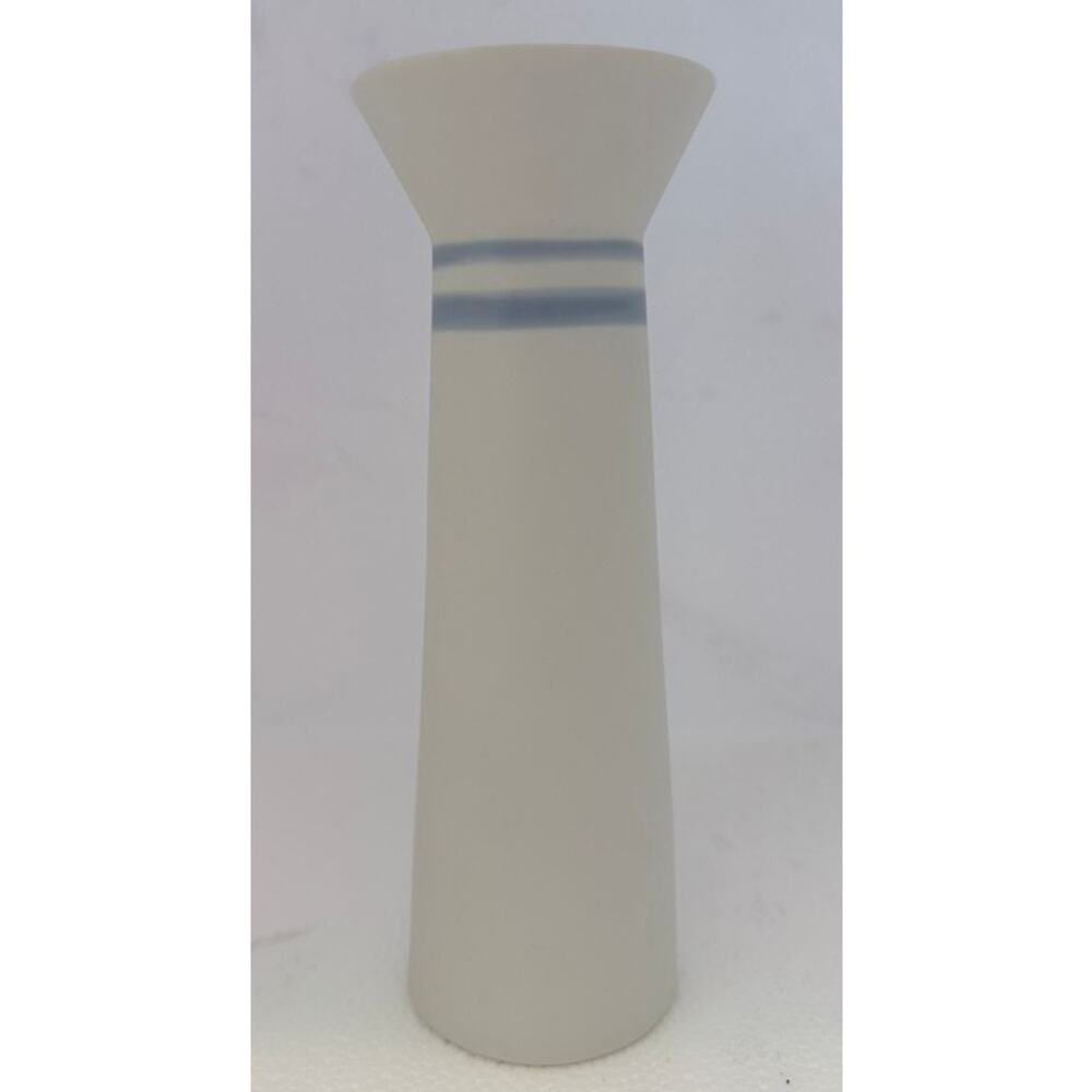 Vtg MCM Napco Matte Ceramic Vase Mediterranean Flowers Minimalist Scandi Gift